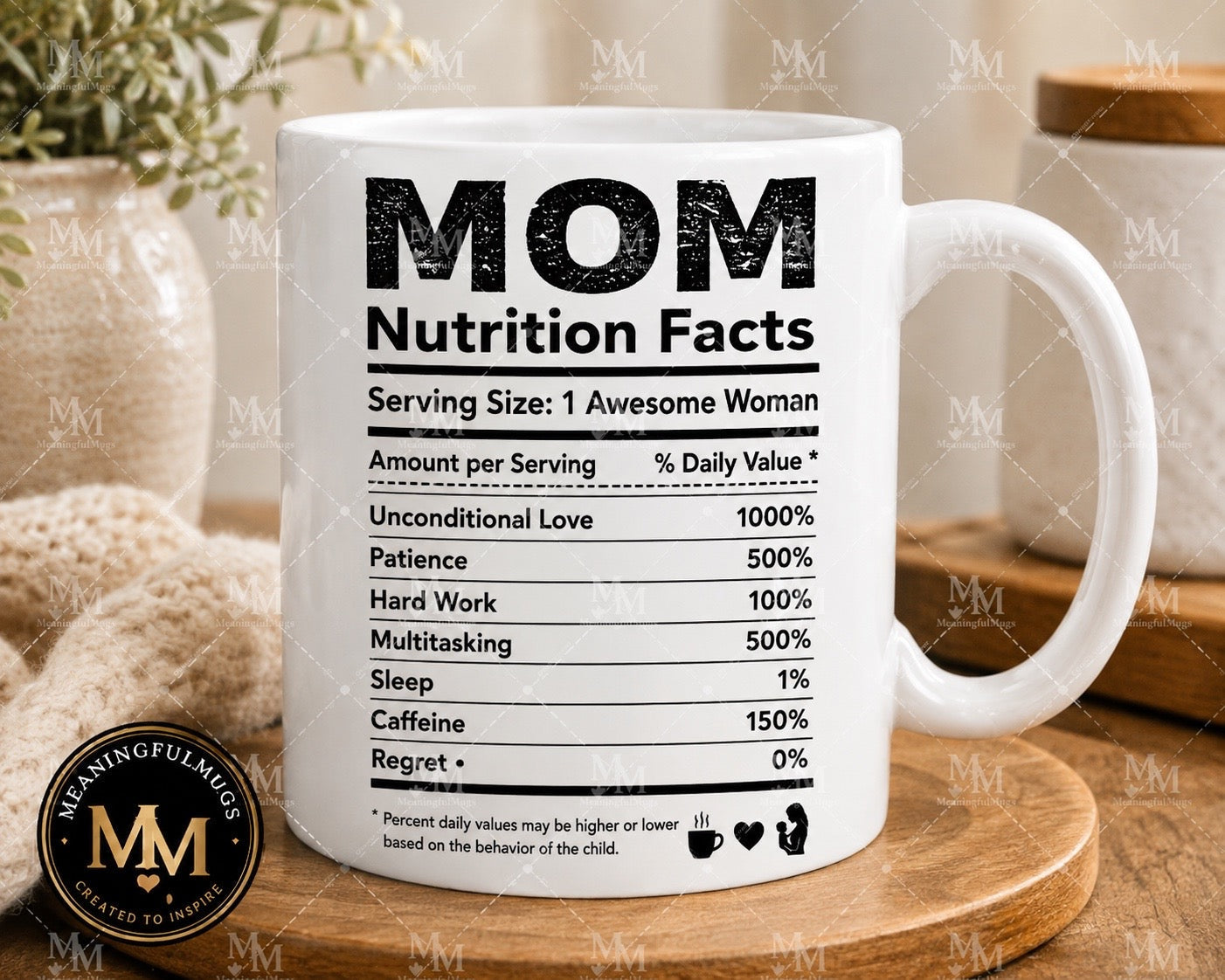 Mom Nutrition Facts Mug – The Perfect Gift for Every Mom