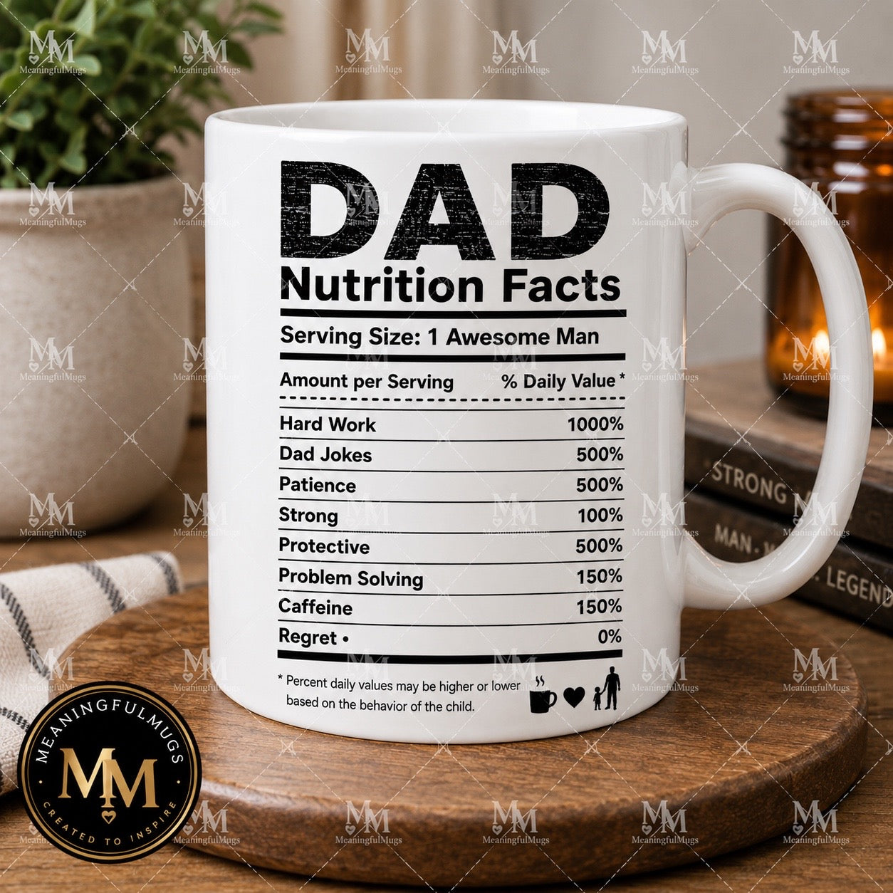 Dad Nutrition Facts Mug – The Perfect Gift for Every Dad