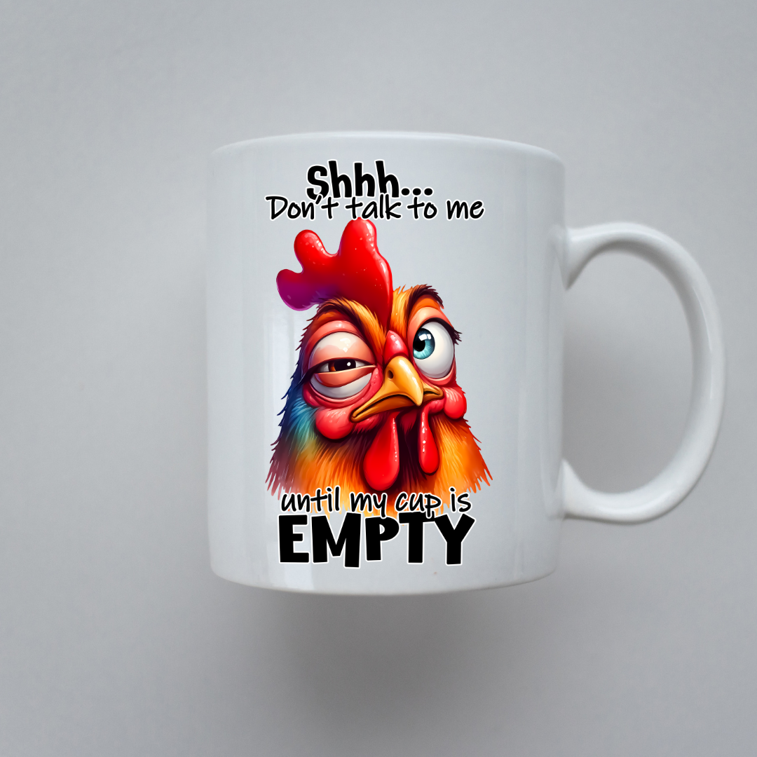 Don't Talk to Me Until Empty Mug