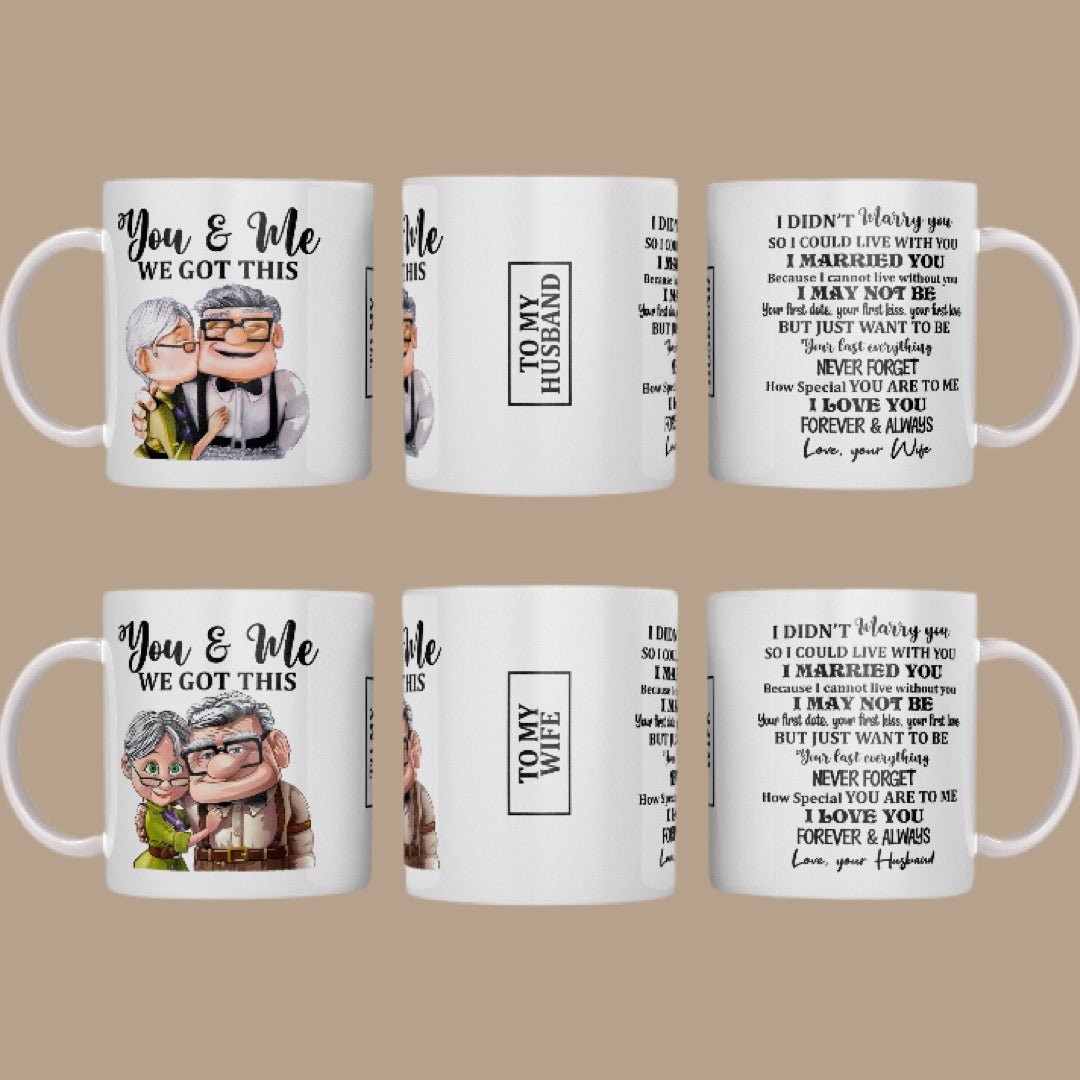 You & Me Couples Mug – 11 oz