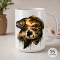 Bass Fishing Sunrise Mug – 15 oz