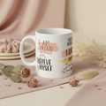 I Am Enough affirmation mug - back side mockup