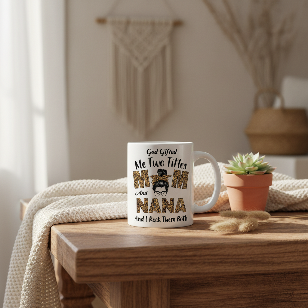 Mom and Nana Mug Mockup